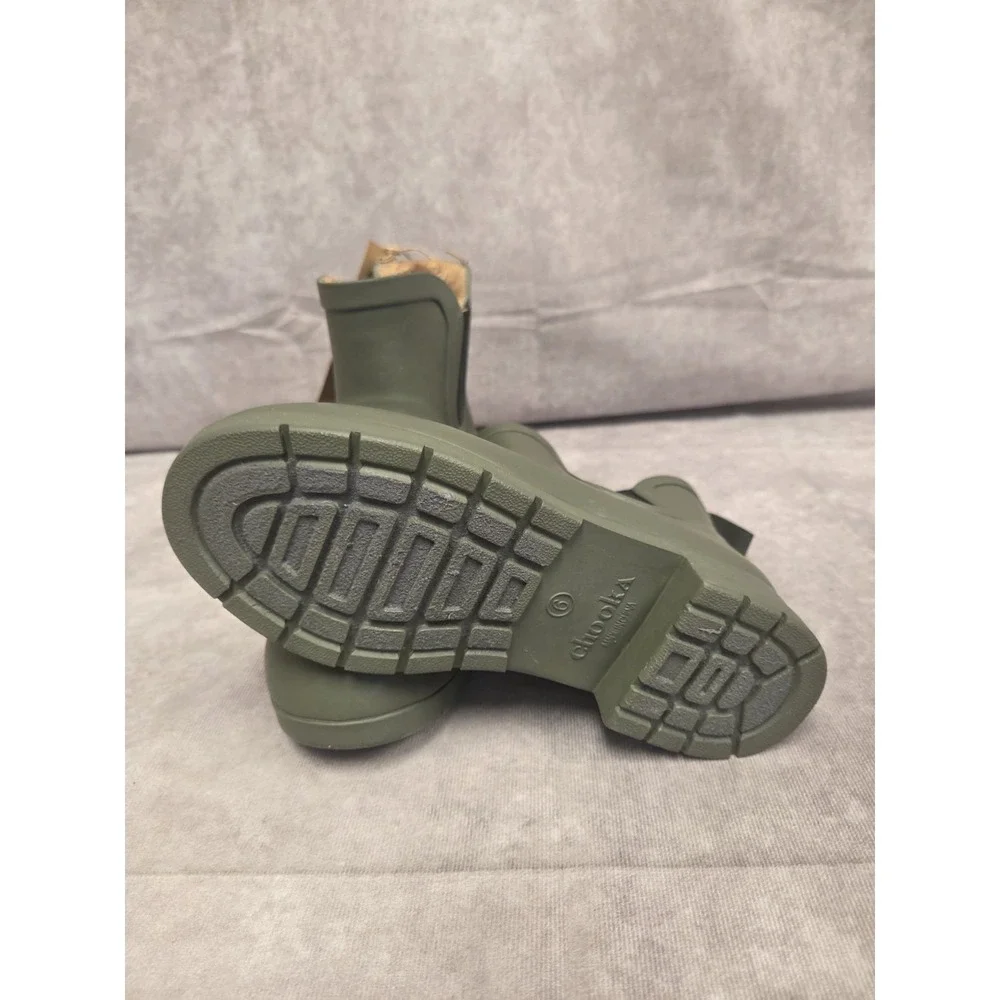 Chooka W- SZ 6 Hunter Green Rain Boots